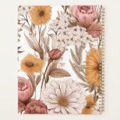 Bloemen Blush Cream Boho Wildflower Planner (Achterkant)