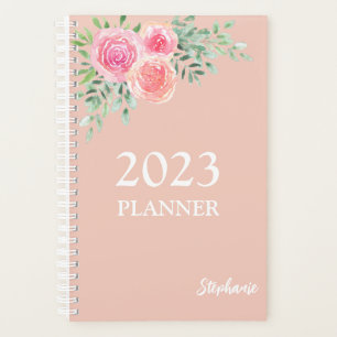 Bloemen Blush Roze Planner
