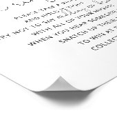 Bloemen blush zet een ring om het spel poster (Hoek)