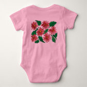 Bloemen Body Suit Romper (Achterkant)