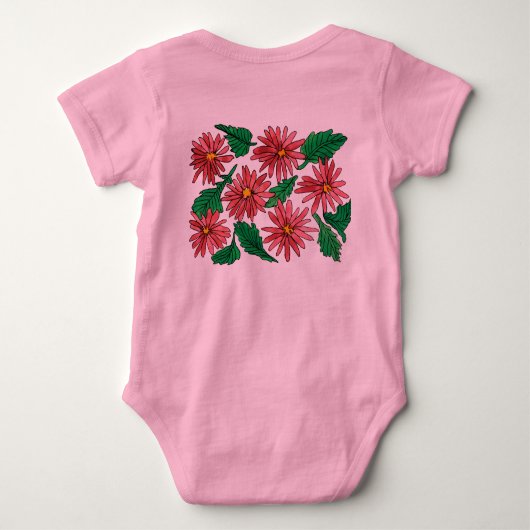 Bloemen Bodysuit (Achterkant)