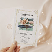 bloemen boeken 30e verjaardag kaart