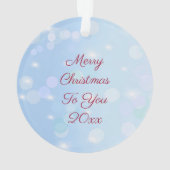 Bloemen Boeken en Koffiekerst Ornament (achterkant)