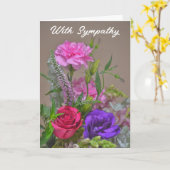  Bloemen Boeket Bloemen Sympathie Kaart (Gele Bloem)