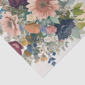 Bloemen Boeket Collage Decoupage Tissue Paper Tissuepapier (Detail)