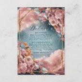 Bloemen Boeket Fijne Selectie Luxe Huwelijk Informatiekaartje (Voorkant)