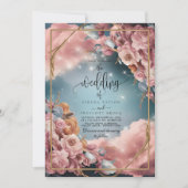 Bloemen Boeket Fijne Selectie Luxe Huwelijk Kaart (Voorkant)