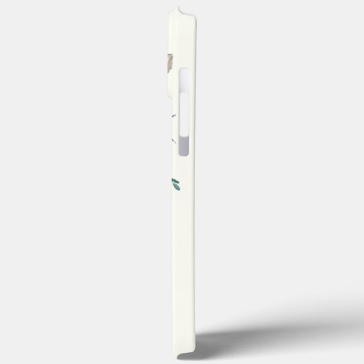 Bloemen Boeket Giraffe iPhone Case (Achterkant / Links)