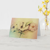 Bloemen Boeket Kaart (Gele Bloem)