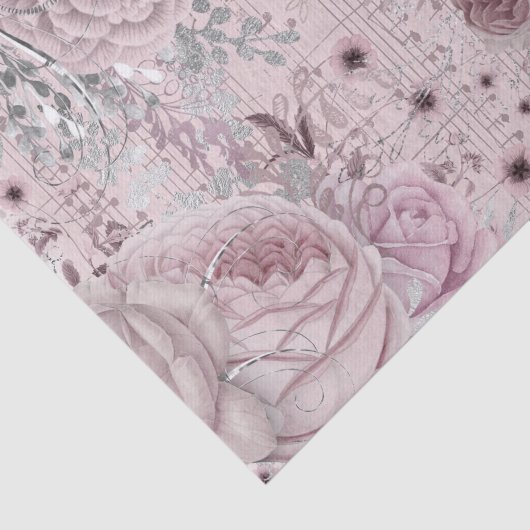 Bloemen Boeket  muziekblad Tissuepapier (Detail)