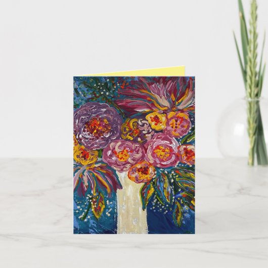 Bloemen Boeket Note Cards Notitiekaartje (Voorkant)