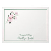  Bloemen Boeket Notitieblok (Voorkant)