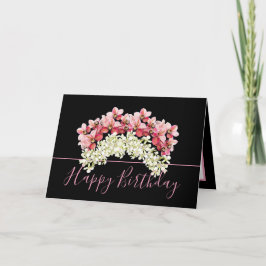  Bloemen Boeket Orchidee Kroonbloem Verjaardag Kaart
