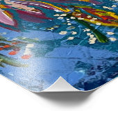 Bloemen boeket print foto afdruk (Hoek)