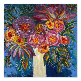 Bloemen boeket print foto afdruk