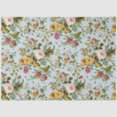 Bloemen Boeket  Roos Wallpaper Decoupage Tissuepapier (Voorkant)