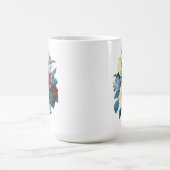 Bloemen Boeket van Mixed Dahlias Koffiemok (Center)