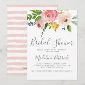 Bloemen Boeket Vrijgezellenfeest Kaart (Voorkant / Achterkant)