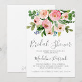 Bloemen Boeket Vrijgezellenfeest Kaart (Voorkant / Achterkant)