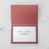 Bloemen Boeket Witte Calla Lelies Bloemen Verjaard Kaart (Binnen)