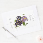 Bloemen Boekplaat Rechthoekige Sticker (Envelop)