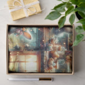 Bloemen Boerderij Keuken Pasen Bunny Decoupage Tissuepapier (Geschenk)