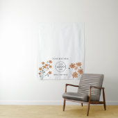 Bloemen Boho Bloemen Pop Up Winkel Tafel Runner Te Wandkleed (In situ)