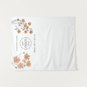 Bloemen Boho Bloemen Pop Up Winkel Tafel Runner Te Wandkleed (Voorkant (horizontaal))