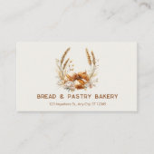 Bloemen Boho Brood & Tarwe Visitekaartje (Voorkant)