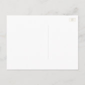 Bloemen  Boho Feathers Save the Date Aankondigingskaart (Achterkant)