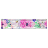 bloemen Boho Floral Waterverf Design Naambordje (Voorkant)