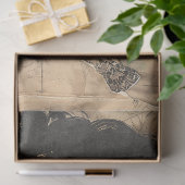 Bloemen Boho Lady Art Nouveau Decoupage Tissuepapier (Geschenk)