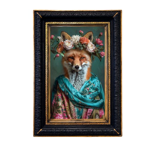  Bloemen Boho Queen Fox Decoupage Tissuepapier