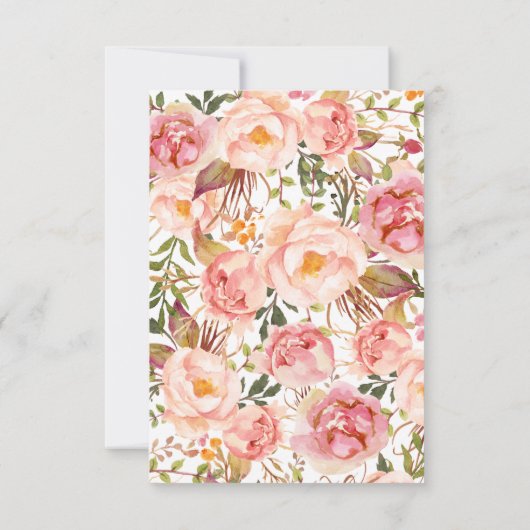 Bloemen Boho Teepee Chic Arrows Tribal Baby shower Bedankkaart (Achterkant)