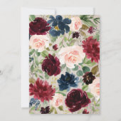 Bloemen Boho Teepee Chic Arrows Tribal Baby shower Kaart (Achterkant)