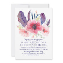  Bloemen Boho Waterverf Bruiloft