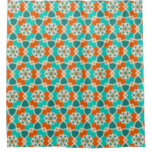 Bloemen, Bomen en Ninja Stars Sinaasappel en Blauw