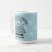 Bloemen "Booktroverts Unite" Koffiemok (Voorkant links)