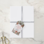 Bloemen bosdieren bos meisje baby shower cadeaulabel (Met Touw)