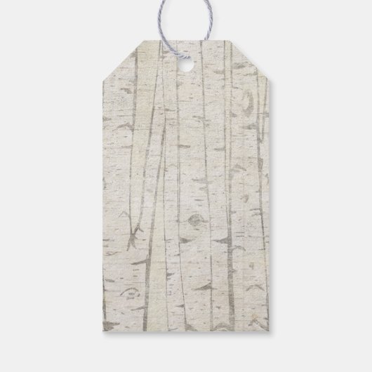 Bloemen bosdieren bos meisje baby shower cadeaulabel (Achterkant)