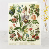 Bloemen Botanicals Kaart (Gele Bloem)