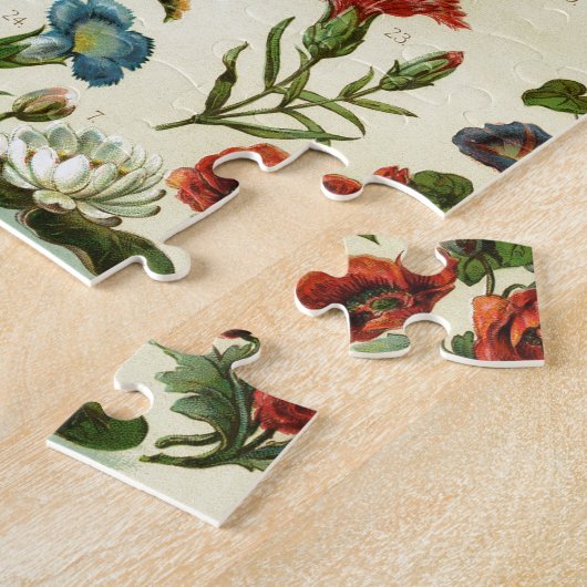 Bloemen Botanicals Legpuzzel (Zijkant)