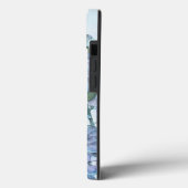 Bloemen Botanisch Blauw Delphinium Elegant Eenvoud Case-Mate iPhone Case (Achterkant / Links)