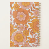 Bloemen  botanisch groen planner (Achterkant)