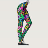 Bloemen Botanische Bloemen Bladeren-00000 Leggings (Rechts)