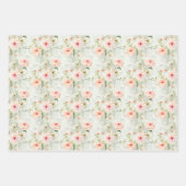Bloemen Botanische Boho Elegante Waterverf Inpakpapier Vel (Voorkant 3)