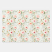 Bloemen Botanische Boho Elegante Waterverf Inpakpapier Vel (Voorkant 2)