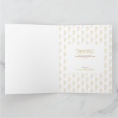 Bloemen Botanische Boho minimale bruiloft Bedankkaart (Binnen)