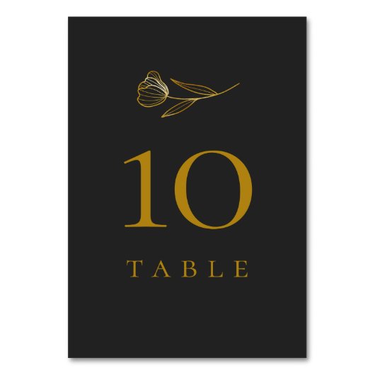 Bloemen Botanische Boho minimale bruiloft Kaart (Voorkant)