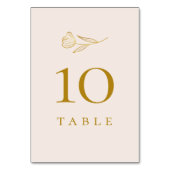 Bloemen Botanische Boho minimale bruiloft Kaart (Voorkant)